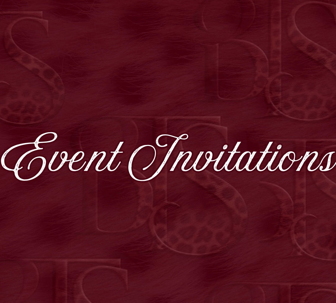 Event Invitations & Programs